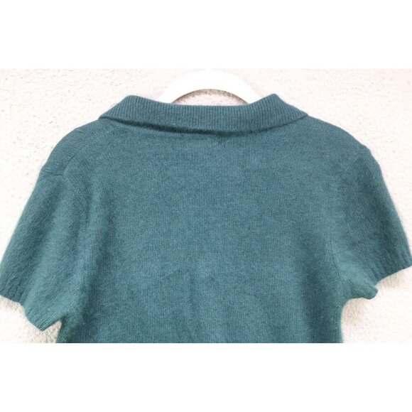 Limited London Paris NY Angora Rabbit Short Sleeve Sweater-Size Small-Soft - Picture 8 of 8